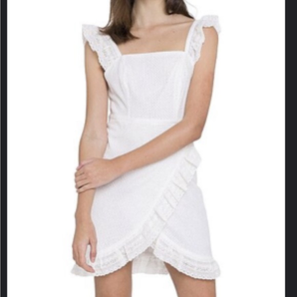 English Factory White Eyelet Dress - Picture 2 of 5